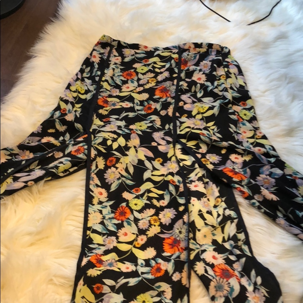 Floral maxi skirt